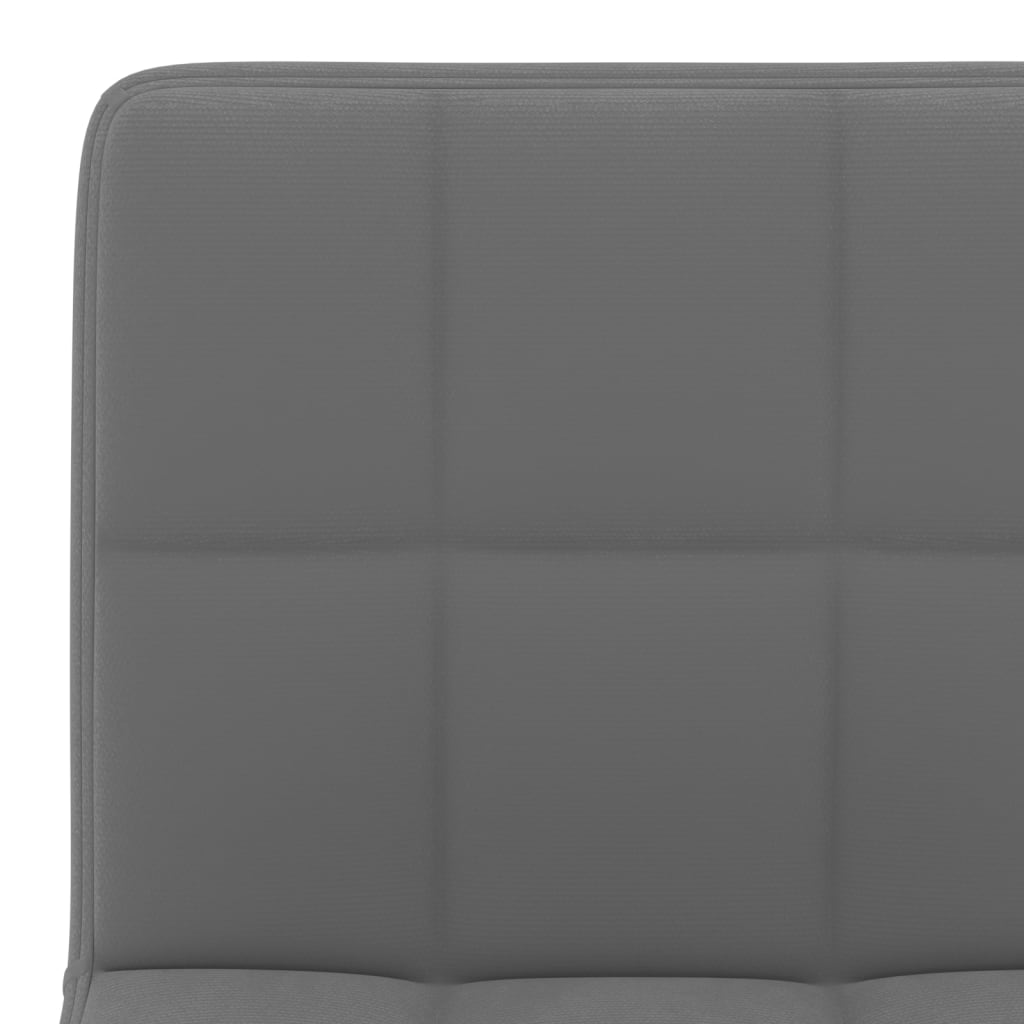 vidaXL Σκαμπό Μπαρ Σκούρο Γκρι Βελούδινο