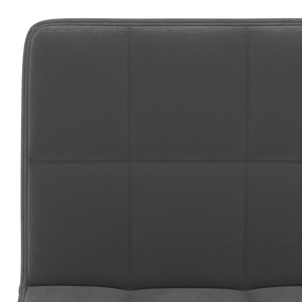 vidaXL Σκαμπό Μπαρ 2 τεμ. Μαύρα Βελούδινα