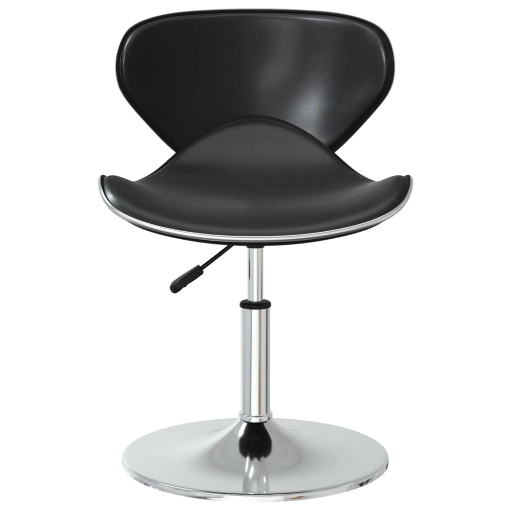 vidaXL Καρέκλες Τραπεζαρίας 2 τεμ. Μαύρες Συνθ. Δέρμα