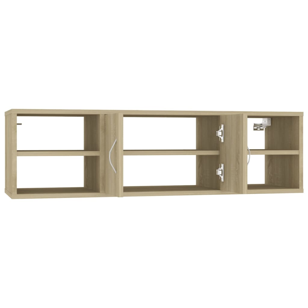 vidaXL Ράφι Τοίχου Sonoma Δρυς 102 x 30 x 29 εκ. Επεξ. Ξύλο