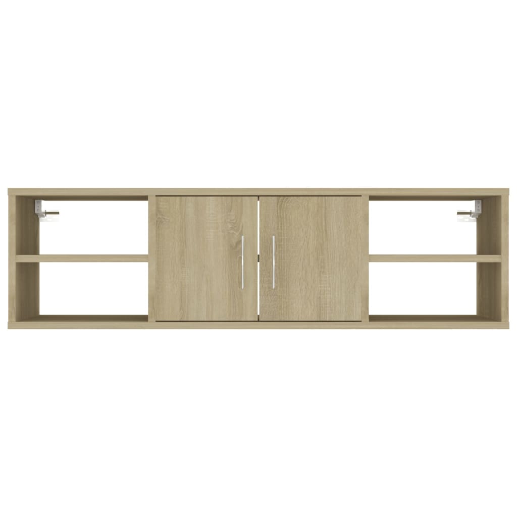 vidaXL Ράφι Τοίχου Sonoma Δρυς 102 x 30 x 29 εκ. Επεξ. Ξύλο