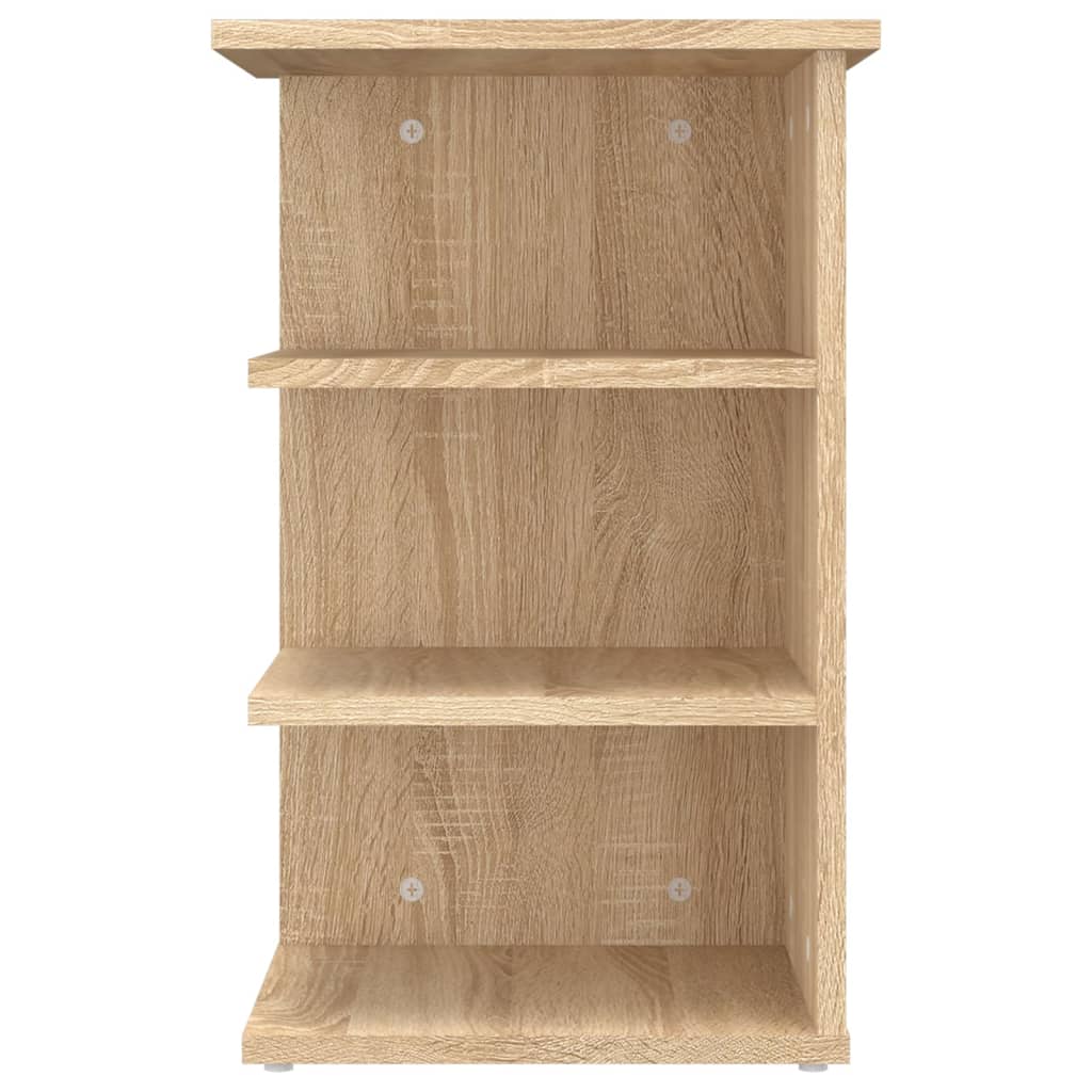 vidaXL Βοηθητικό Ντουλάπι Sonoma Δρυς 35 x 35 x 55 εκ. από Επεξ. Ξύλο
