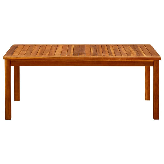 vidaXL Τραπεζάκι Σαλονιού Κήπου 110 x 60 x 45 εκ. Μασίφ Ξύλο Ακακίας