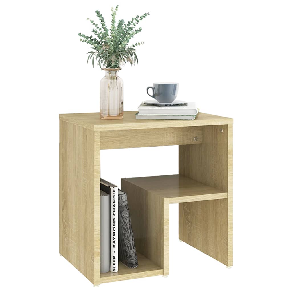 vidaXL Κομοδίνο Sonoma Δρυς 40 x 30 x 40 εκ. από Επεξ. Ξύλο