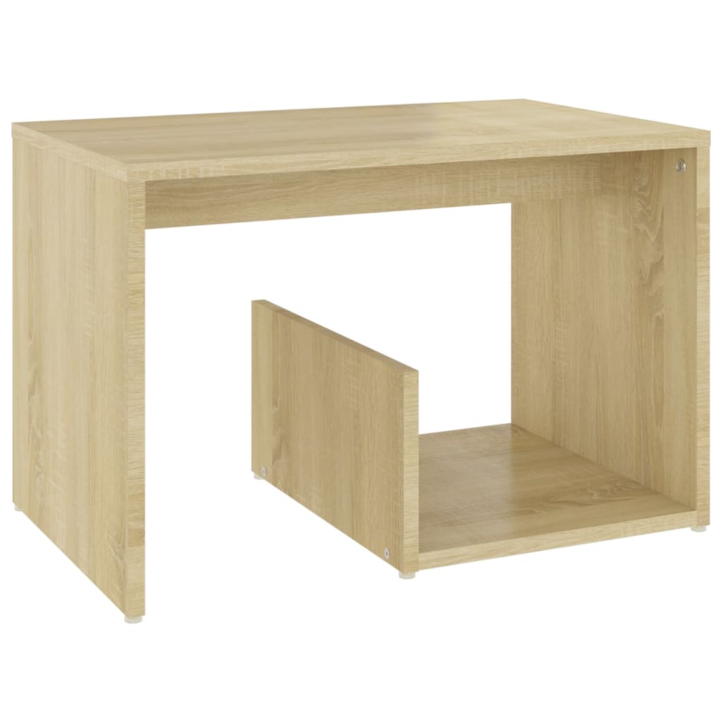 vidaXL Τραπεζάκι Βοηθητικό Sonoma Δρυς 59 x 36 x 38 εκ. από Επεξ. Ξύλο