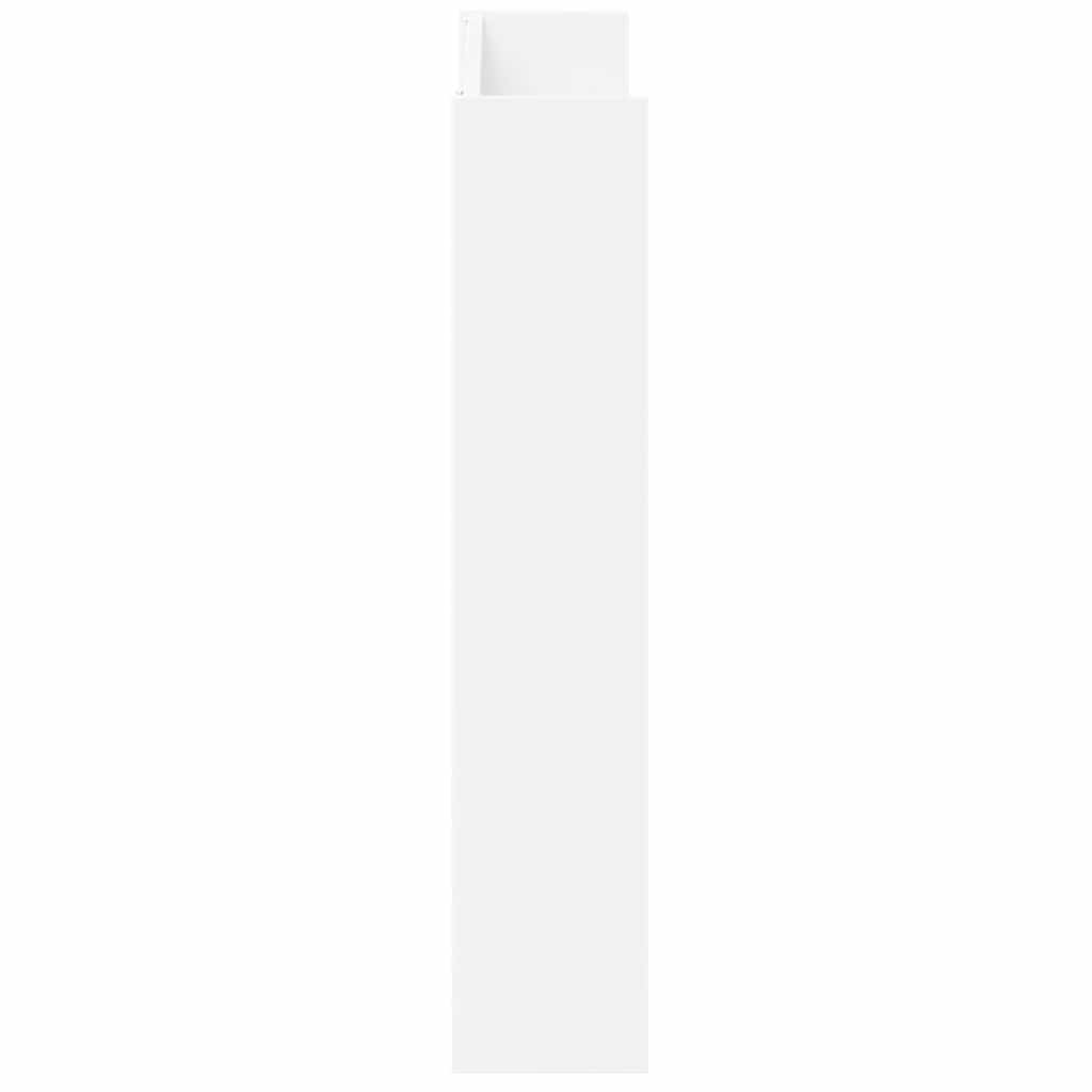 vidaXL Παπουτσοθήκες Τοίχου 2 τεμ. Λευκές 80x18x90 εκ. από Επεξ. Ξύλο