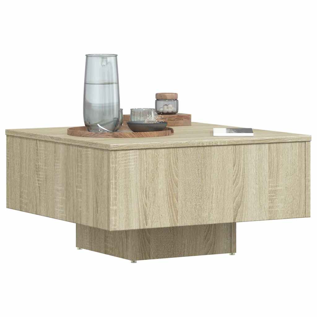 vidaXL Τραπεζάκι Σαλονιού Sonoma Δρυς 60 x 60 x 31,5 εκ. Επεξ. Ξύλο