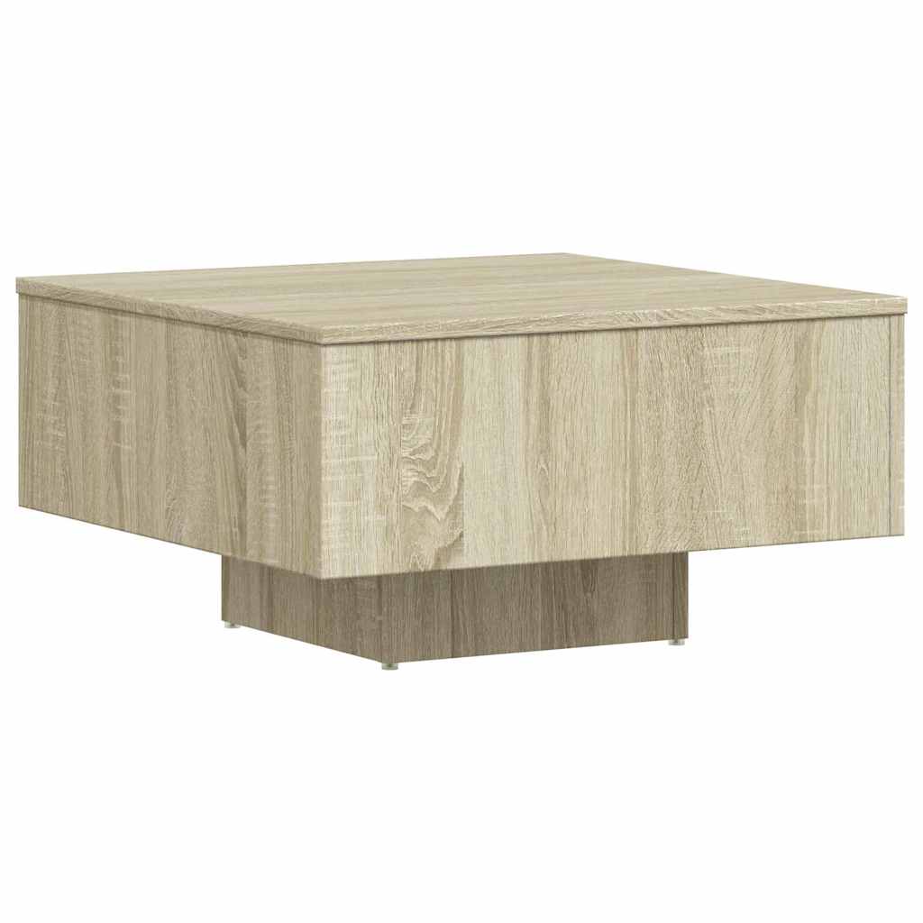 vidaXL Τραπεζάκι Σαλονιού Sonoma Δρυς 60 x 60 x 31,5 εκ. Επεξ. Ξύλο