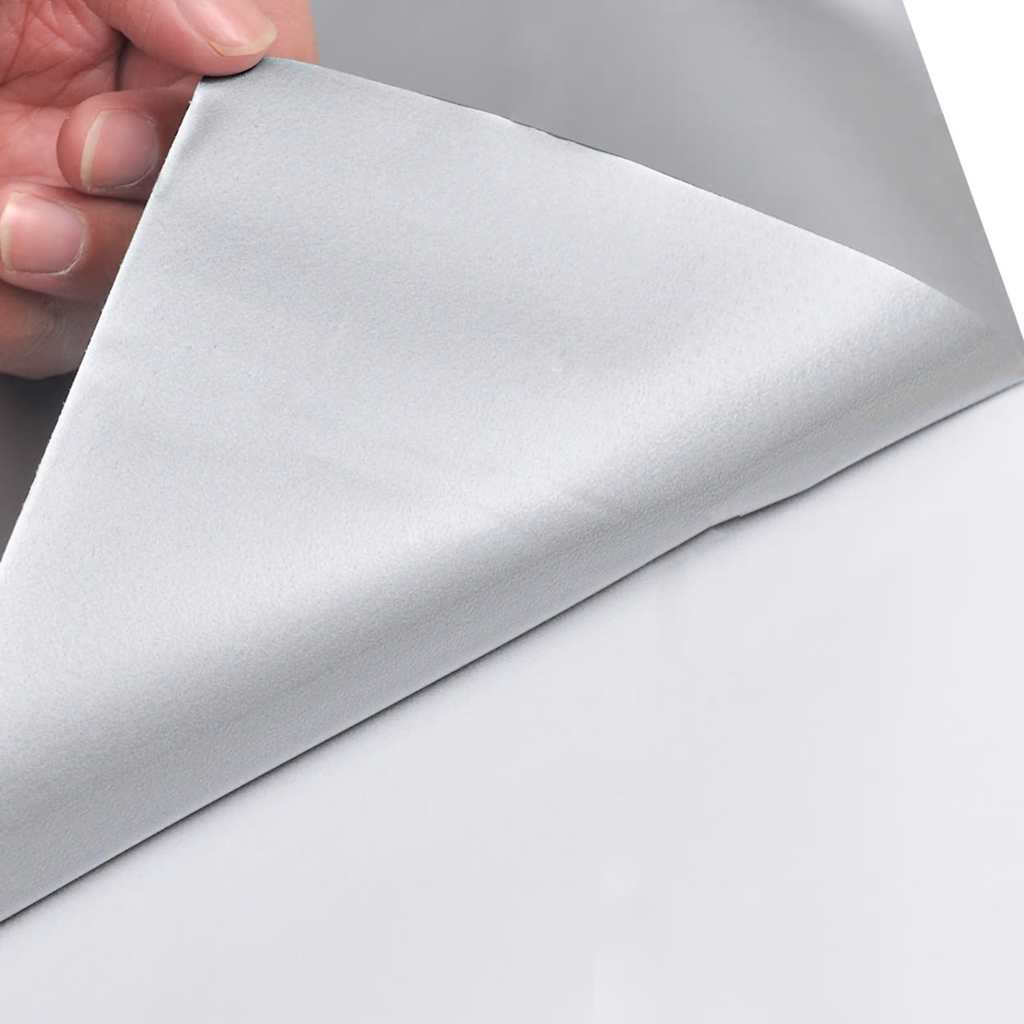 vidaXL Μεμβράνη Αυτοκινήτου Ασημί Ματ 100 x 150 εκ.