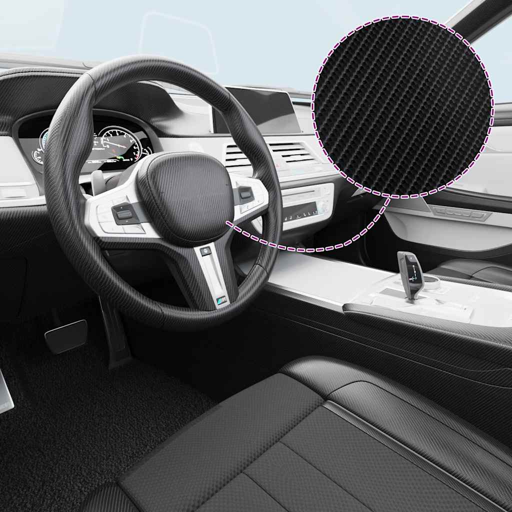 vidaXL Μεμβράνη Αυτοκινήτου 4D Μαύρη 100 x 150 εκ.