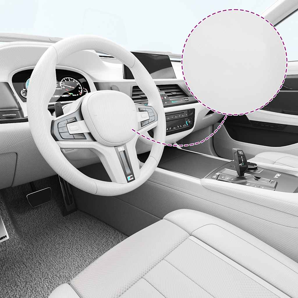 vidaXL Μεμβράνες Αυτοκινήτου 4D 2 τεμ. Λευκές 100 x 150 εκ.