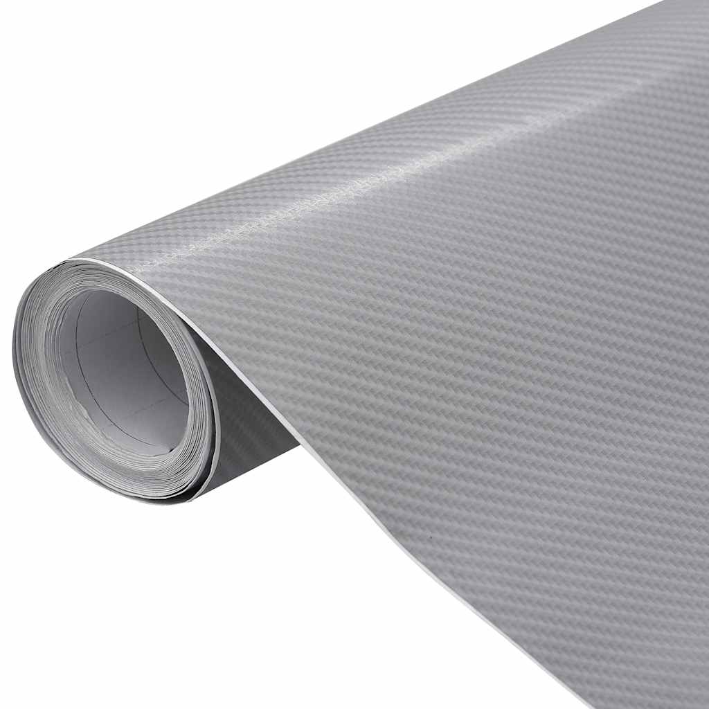 vidaXL Μεμβράνες Αυτοκινήτου 4D 2 τεμ. Ασημί 100x150 εκ. & 50x150 εκ.