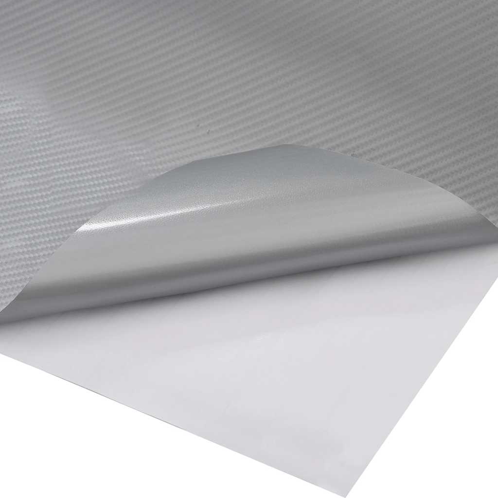vidaXL Μεμβράνες Αυτοκινήτου 4D 2 τεμ. Ασημί 100x150 εκ. & 50x150 εκ.