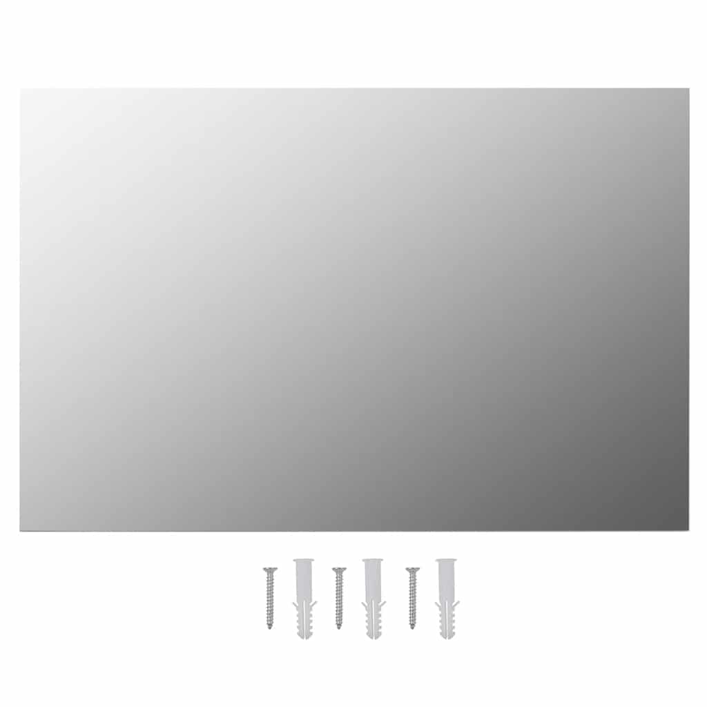 vidaXL Καθρέφτης Τοίχου Ορθογώνιος με Φωτισμό LED Γυάλινος