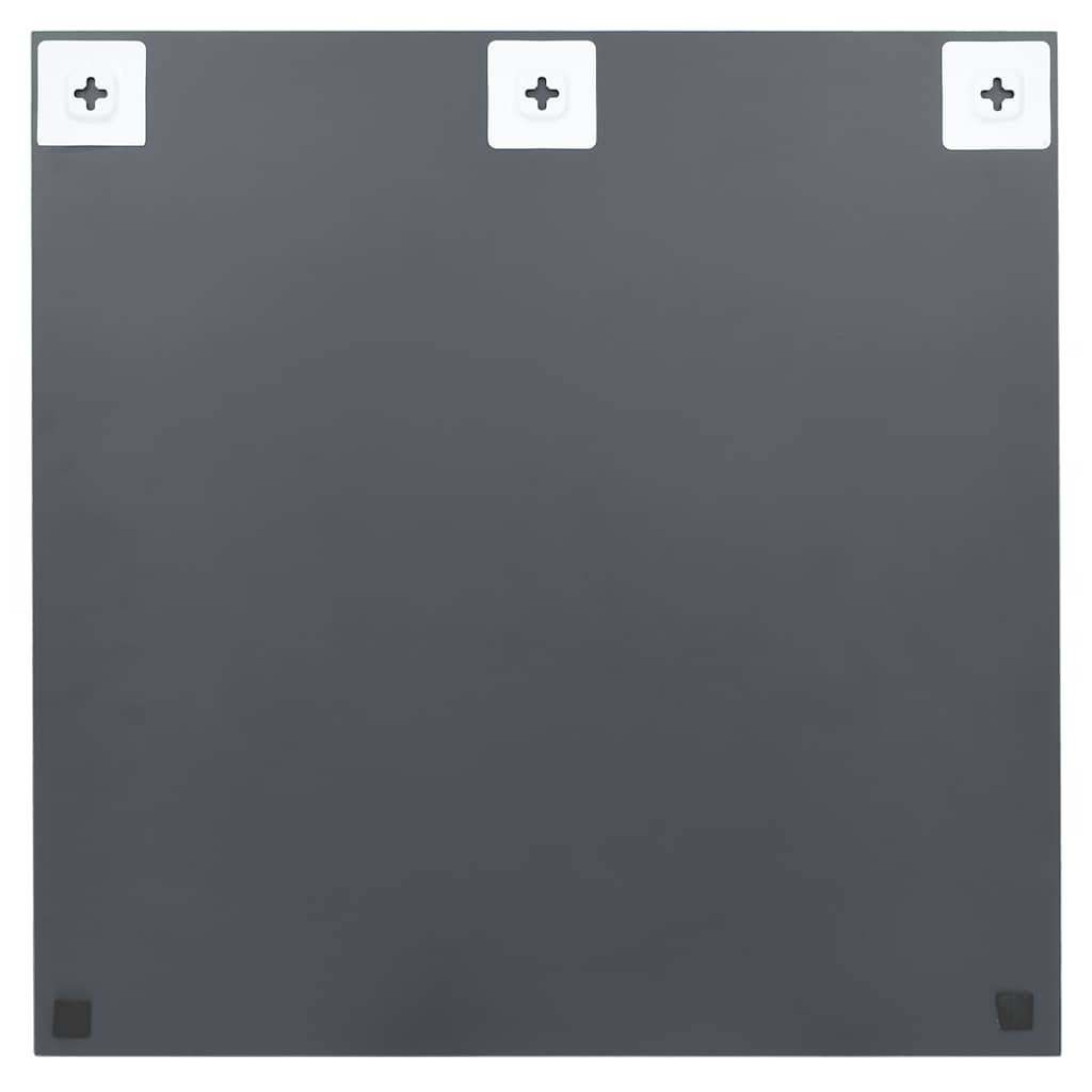 vidaXL Καθρέφτης Τοίχου Τετράγωνος με Φωτισμό LED Γυάλινος