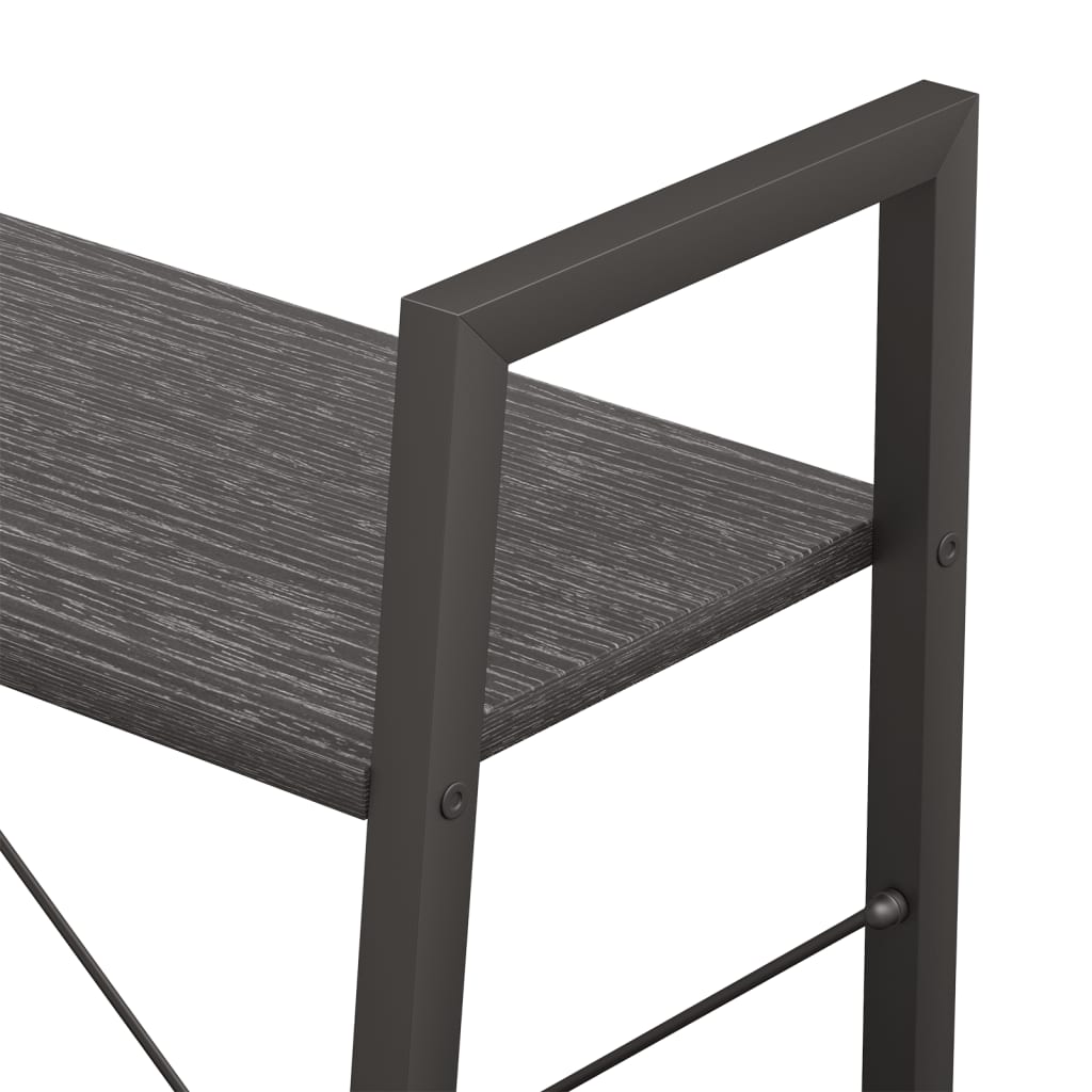 vidaXL Ραφιέρα Όρθια 3 Επιπέδων Μαύρη 56 x 35 x 108 εκ.