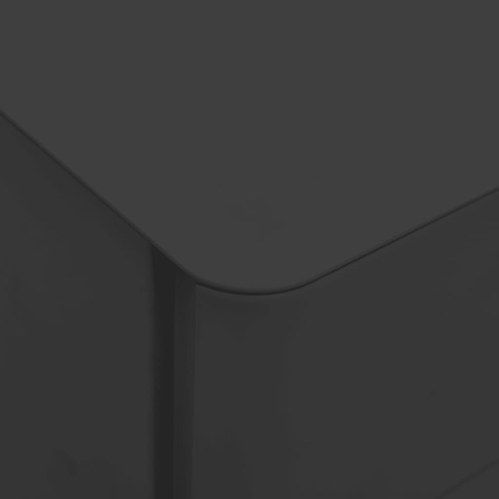 vidaXL Αρχειοθήκη Φορητή Ανθρακί 30 x 45 x 59 εκ. Ατσάλινη