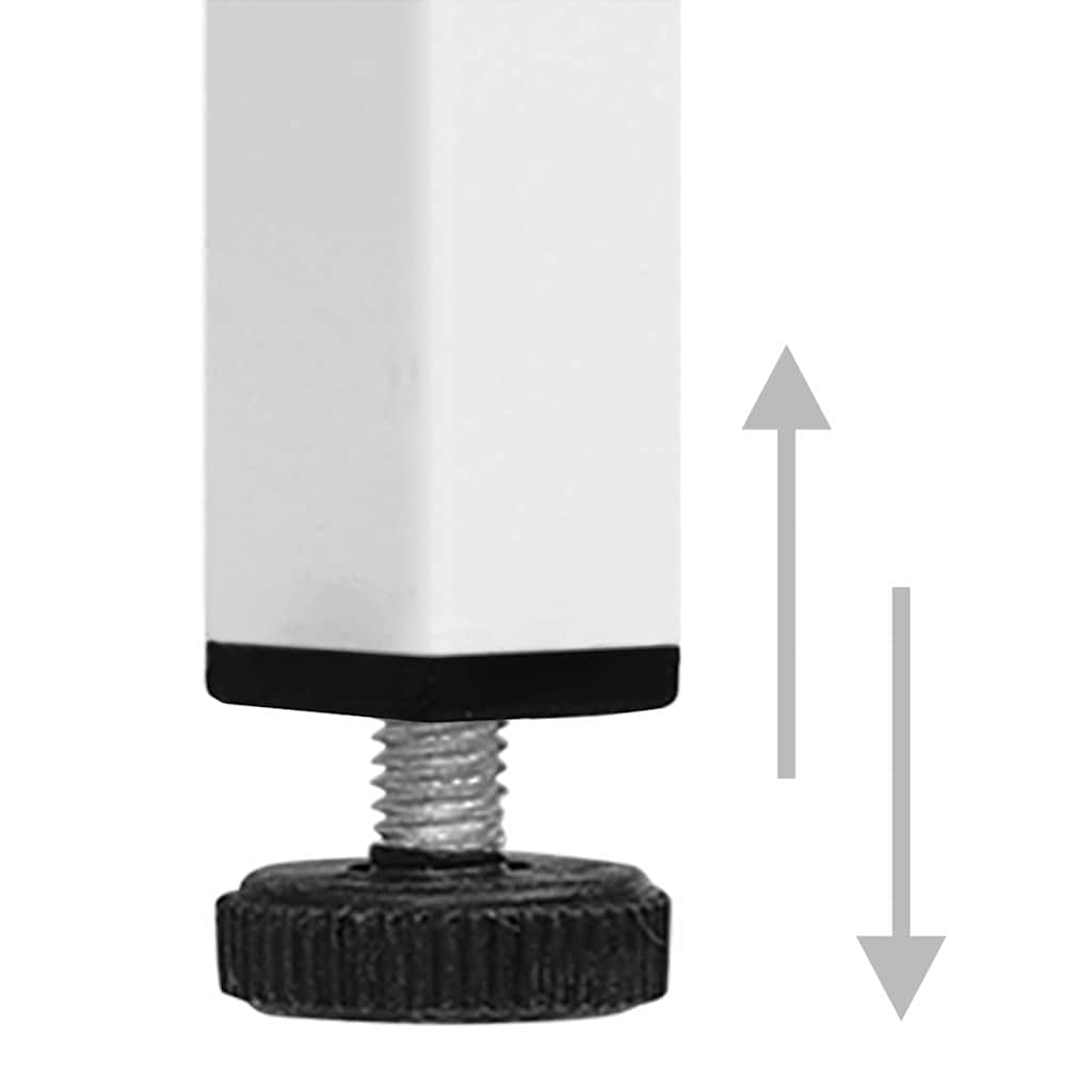 vidaXL Ντουλάπα Βιτρίνας Λευκή 90 x 40 x 180 εκ. Ατσάλι / Ψημένο Γυαλί