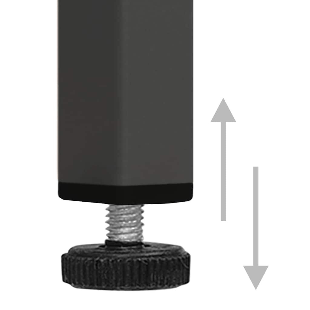 vidaXL Ντουλάπι Αποθήκευσης Ανθρακί 42,5x35x101,5 εκ. από Ατσάλι