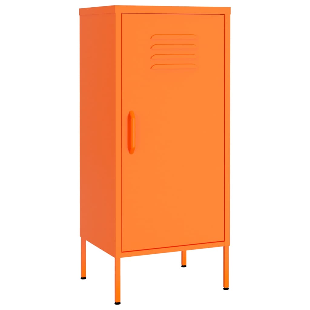 vidaXL Ντουλάπι Αποθήκευσης Πορτοκαλί 42,5x35x101,5 εκ. από Ατσάλι