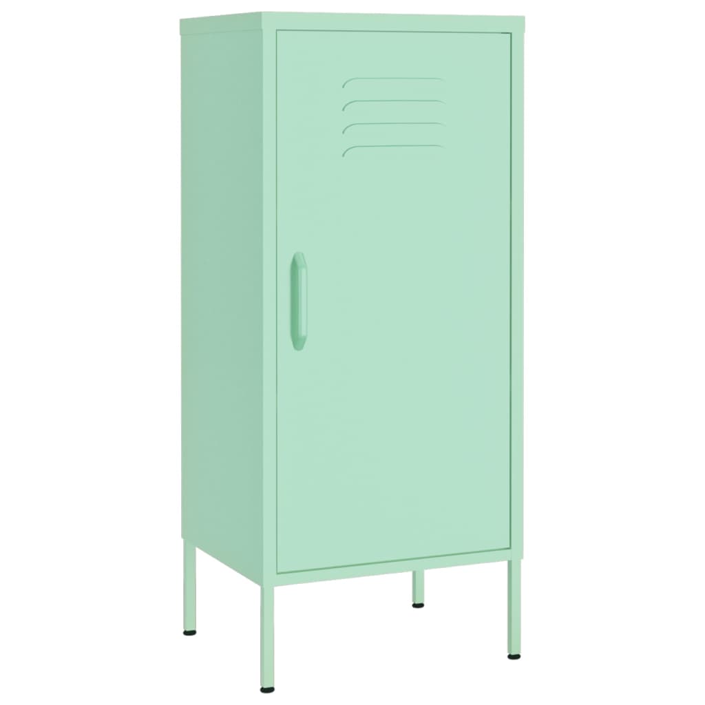 vidaXL Ντουλάπι Αποθήκευσης Xρώμα Mέντας 42,5x35x101,5 εκ. από Ατσάλι