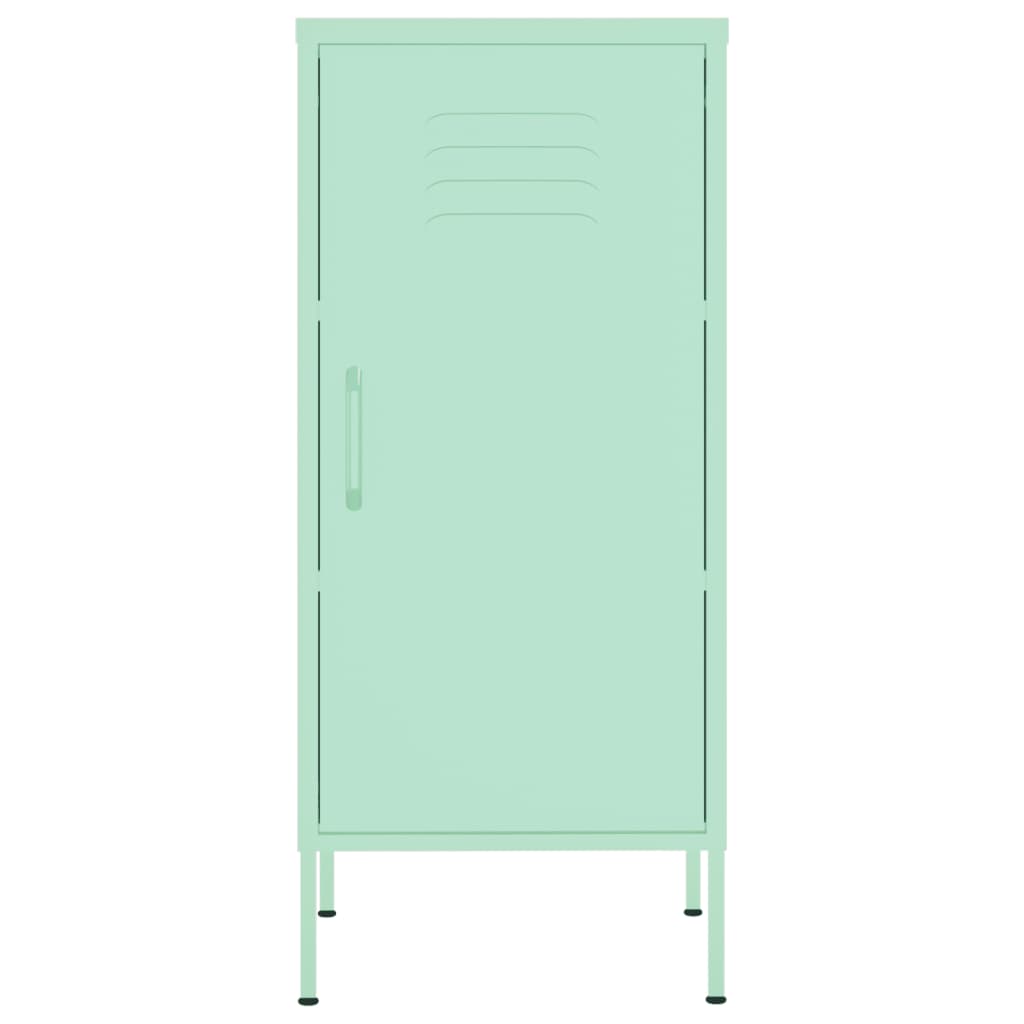 vidaXL Ντουλάπι Αποθήκευσης Xρώμα Mέντας 42,5x35x101,5 εκ. από Ατσάλι