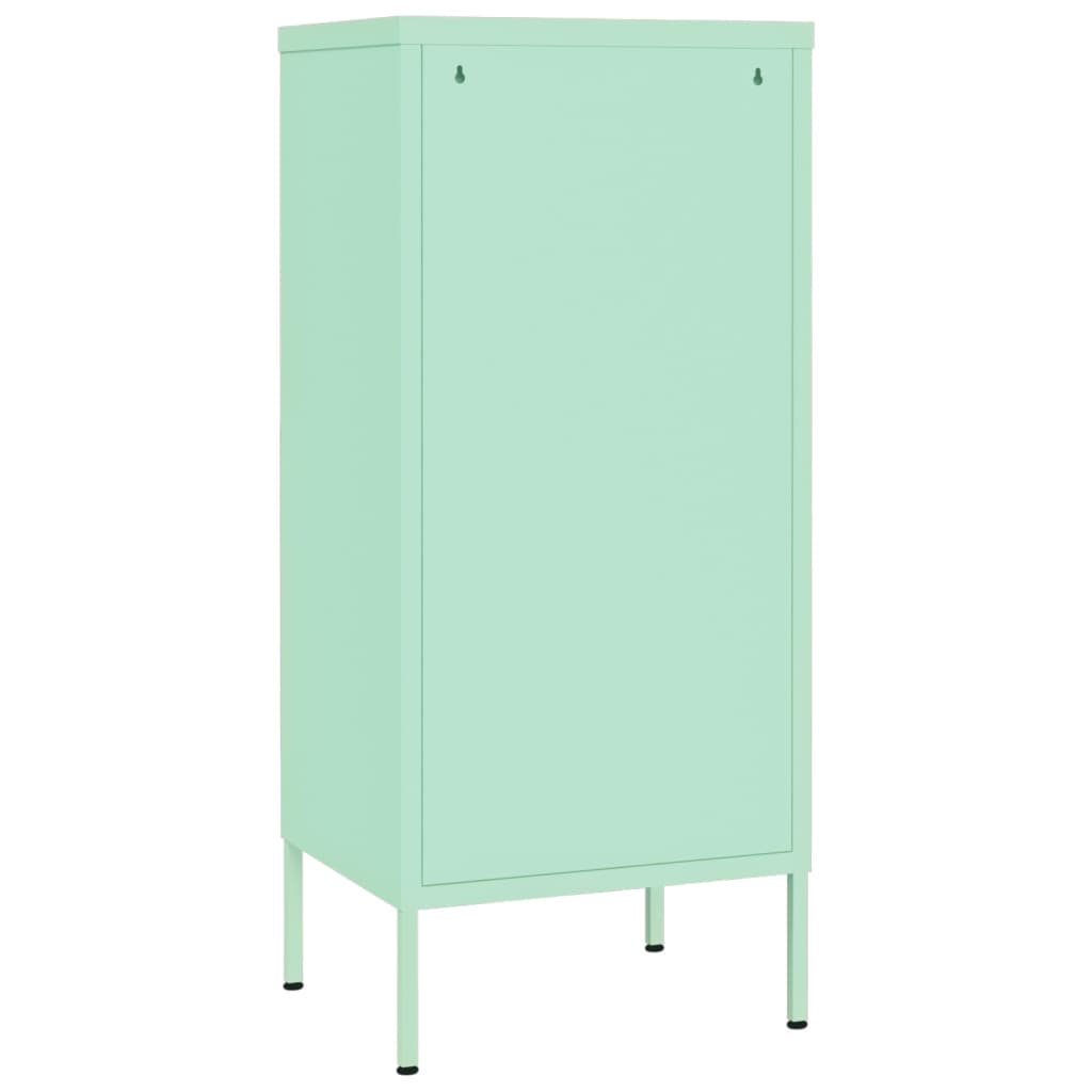 vidaXL Ντουλάπι Αποθήκευσης Xρώμα Mέντας 42,5x35x101,5 εκ. από Ατσάλι