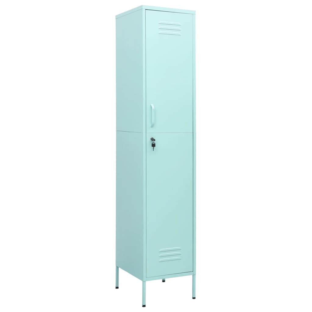 vidaXL Φοριαμός Χρώμα Μέντα 35 x 46 x 180 εκ. από Ατσάλι