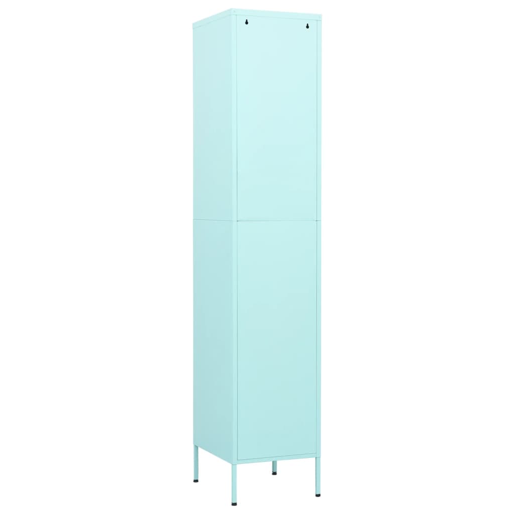 vidaXL Φοριαμός Χρώμα Μέντα 35 x 46 x 180 εκ. από Ατσάλι