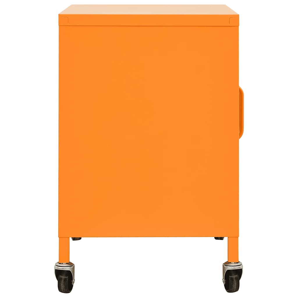 vidaXL Ντουλάπι Αποθήκευσης Πορτοκαλί 60 x 35 x 56 εκ. από Ατσάλι