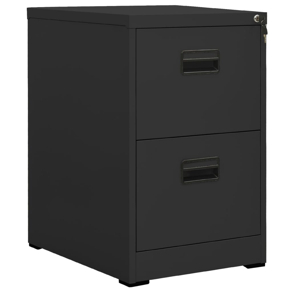 vidaXL Αρχειοθήκη Ανθρακί 46 x 62 x 72,5 εκ. από Ατσάλι