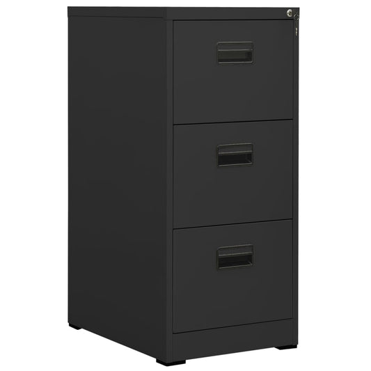 vidaXL Αρχειοθήκη Ανθρακί 46 x 62 x 102,5 εκ. από Ατσάλι
