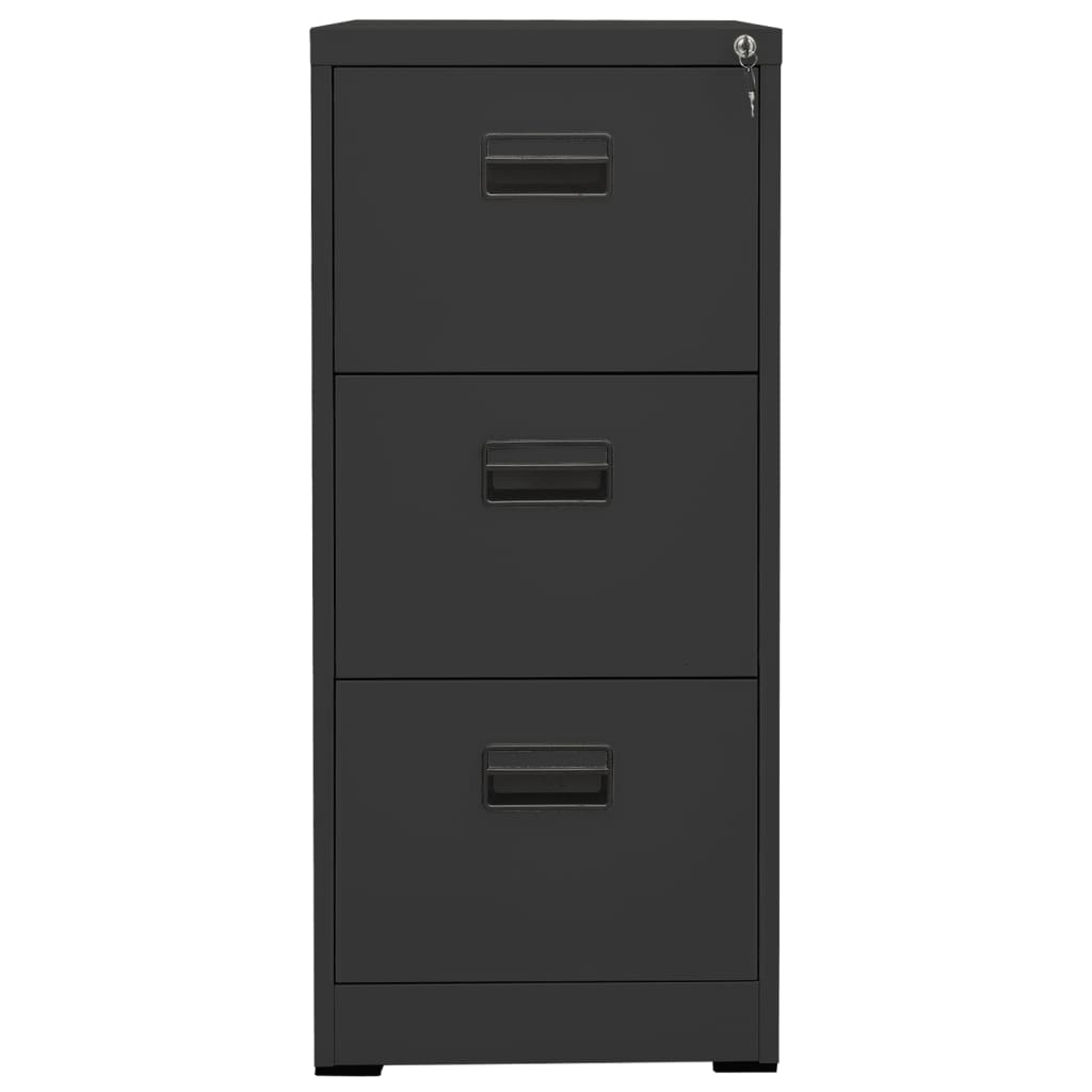 vidaXL Αρχειοθήκη Ανθρακί 46 x 62 x 102,5 εκ. από Ατσάλι