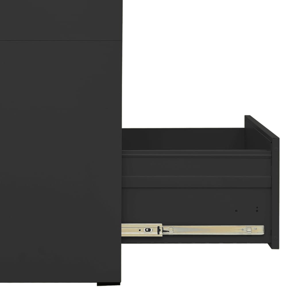 vidaXL Αρχειοθήκη Ανθρακί 46 x 62 x 102,5 εκ. από Ατσάλι