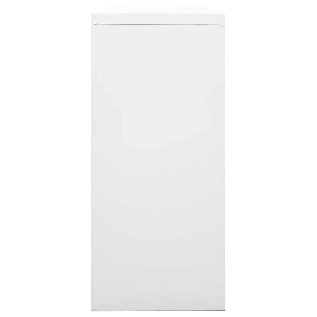 vidaXL Ντουλάπι με Συρόμενη Πόρτα Γκρι 90 x 40 x 90 εκ. Ατσάλινο