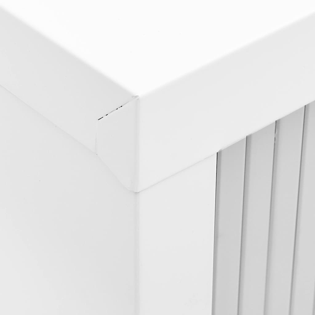 vidaXL Ντουλάπι με Συρόμενη Πόρτα Γκρι 90 x 40 x 90 εκ. Ατσάλινο