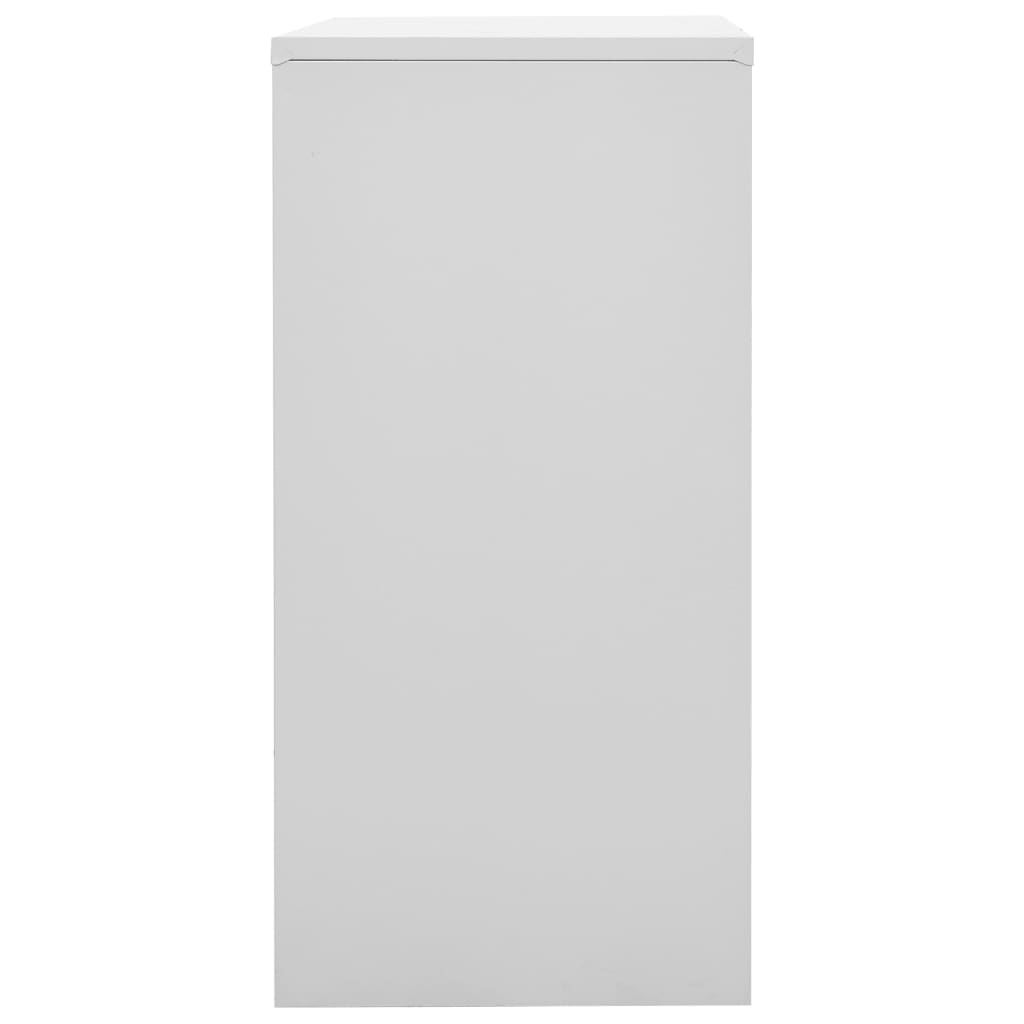 vidaXL Φοριαμός Ανοιχτό Γκρι / Πράσινο 90 x 45 x 92,5 εκ. Ατσάλινος