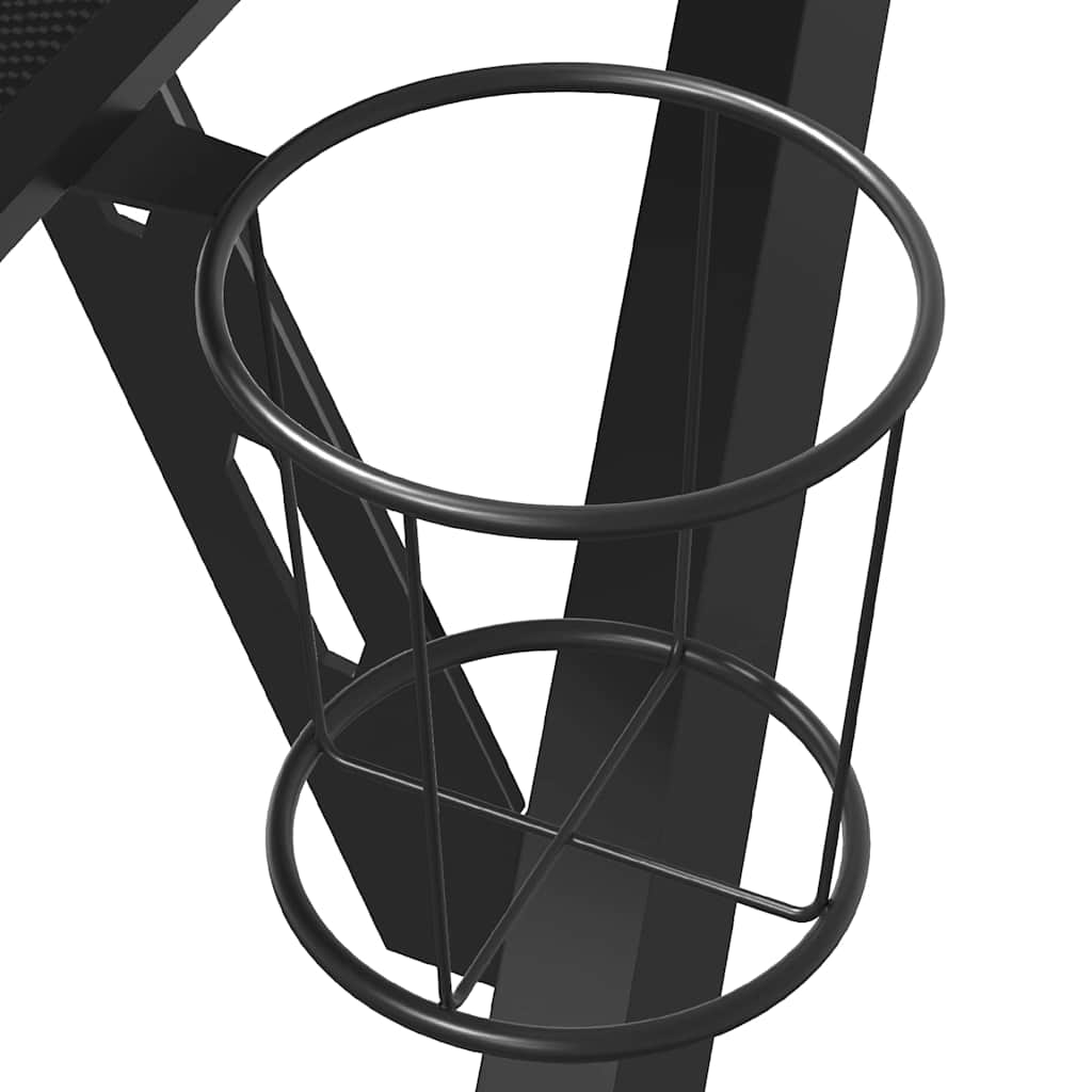 vidaXL Γραφείο Gaming Μαύρο 110 x 60 x 75 εκ. με Πόδια σε Σχήμα Υ