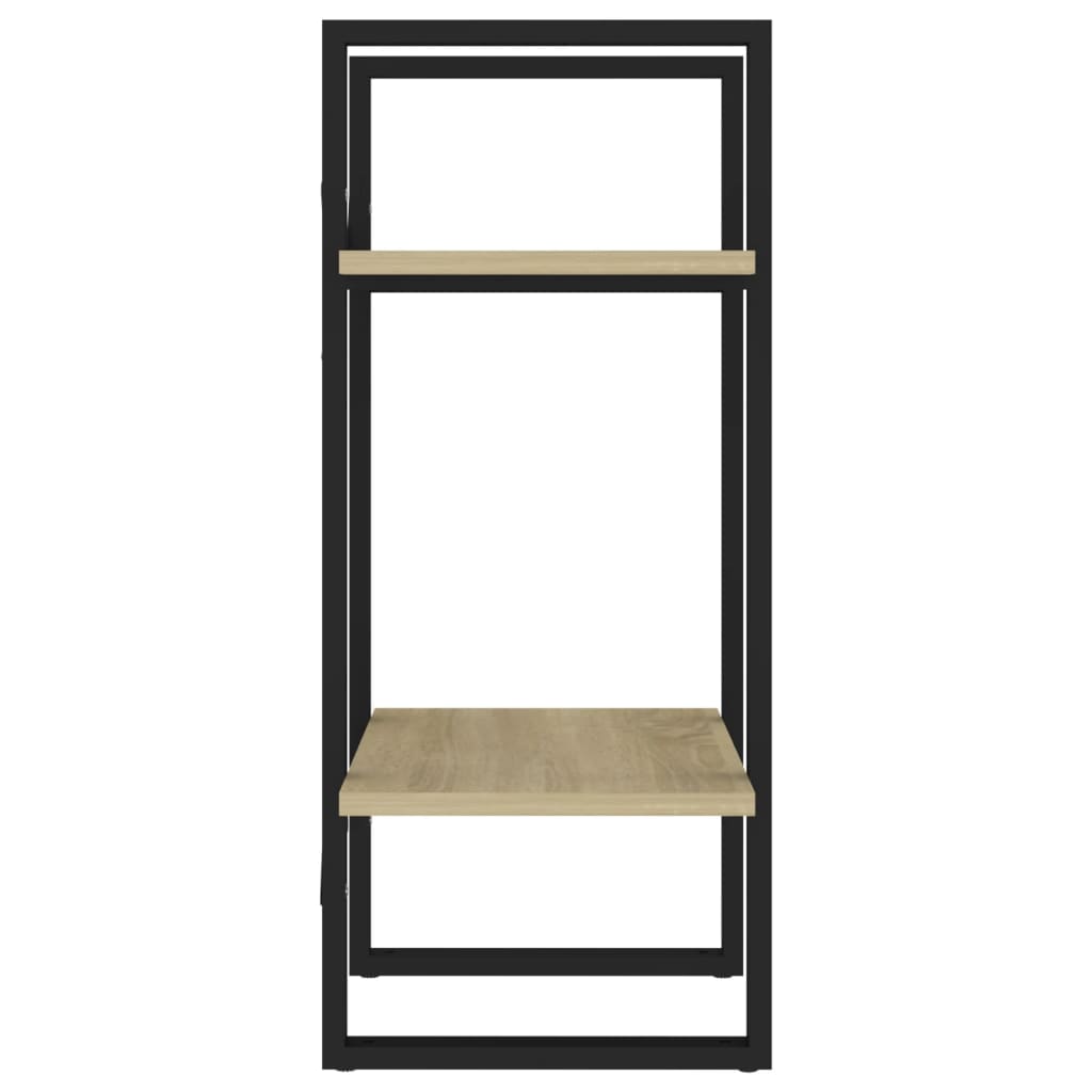 vidaXL Βιβλιοθήκη με 2 Ράφια Sonoma Δρυς 40 x 30 x 70 εκ. Επεξ. Ξύλο