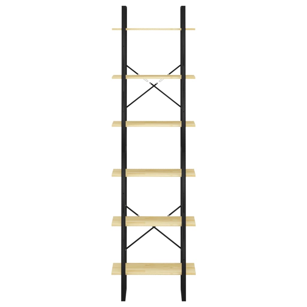 vidaXL Ράφι Αποθήκευσης 60 x 30 x 210 εκ από Μασίφ Ξύλο Πεύκου