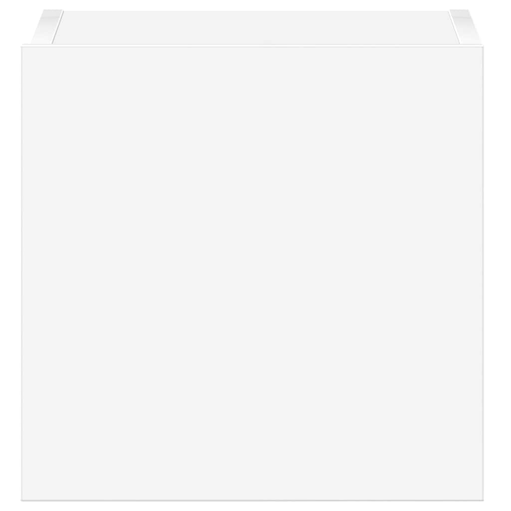 vidaXL Έπιπλα Τηλεόρασης Σετ 3 Τεμαχίων Λευκό από Επεξ. Ξύλο