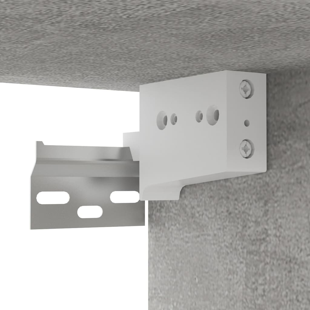vidaXL Έπιπλα Τηλεόρασης 4 τεμ. Γκρι Σκυρ. 60x30x30εκ. από Επεξ. Ξύλο