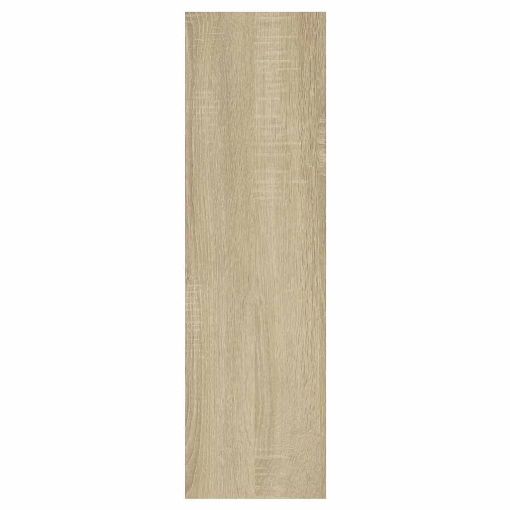 vidaXL Ραφιέρα Τοίχου Sonoma Δρυς 75 x 16 x 55 εκ. από Επεξ. Ξύλο