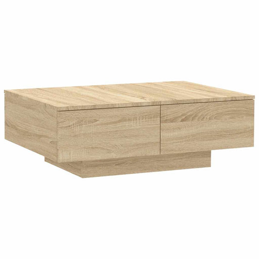 vidaXL Τραπεζάκι Σαλονιού Sonoma Δρυς 90 x 60 x 31 εκ. από Επεξ. Ξύλο