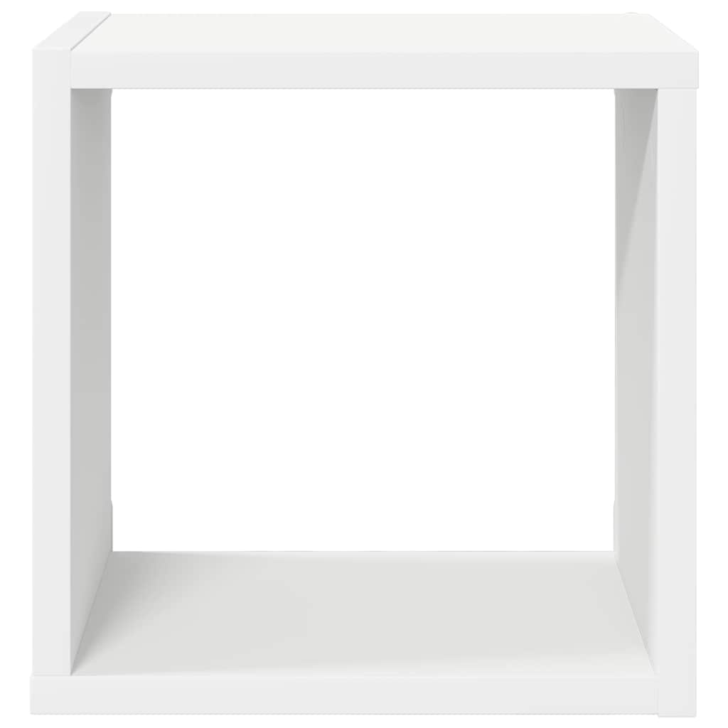 vidaXL Ράφια Κύβοι Τοίχου 2 τεμ. Λευκά 26 x 15 x 26 εκ.