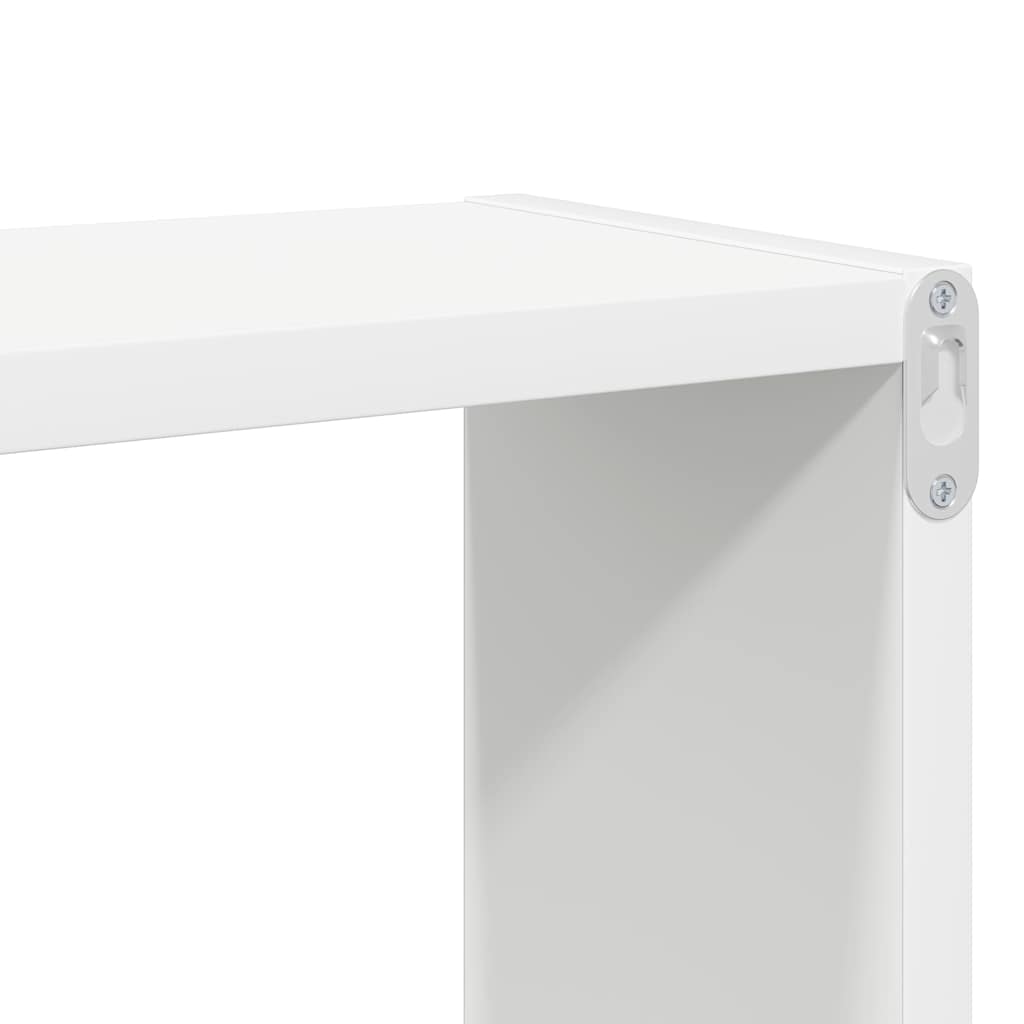 vidaXL Ράφια Κύβοι Τοίχου 2 τεμ. Λευκά 26 x 15 x 26 εκ.