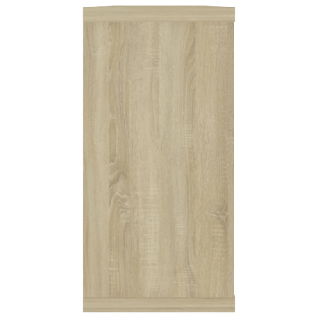 vidaXL Ράφια Κύβοι Τοίχου 2 τεμ. Sonoma Δρυς 100x15x30 εκ. Επεξ. Ξύλο