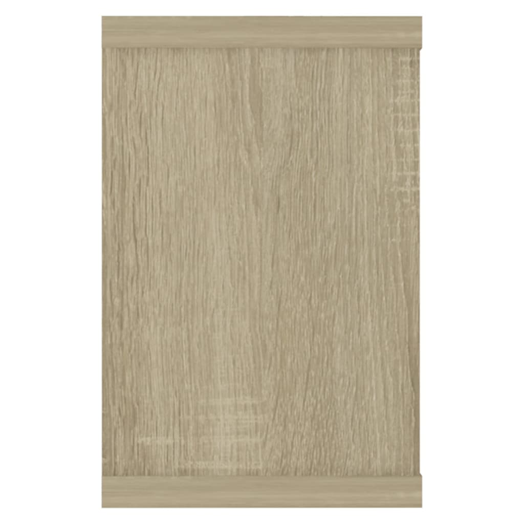 vidaXL Ράφια Κύβοι Τοίχου 2 τεμ. Sonoma Δρυς 60x15x23 εκ. Επεξ. Ξύλο