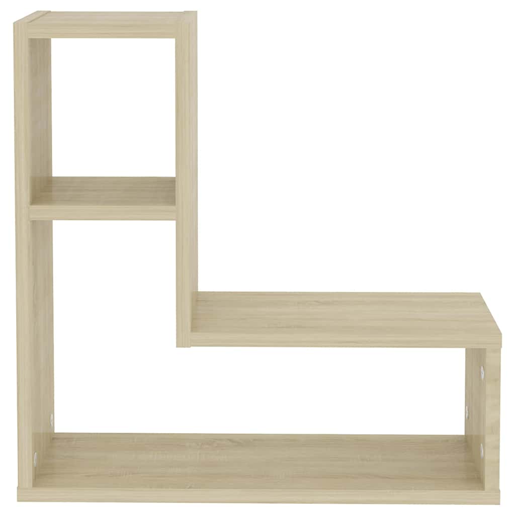 vidaXL Ραφιέρες Τοίχου 2 τεμ. Sonoma Δρυς 50x15x50 εκ. από Επεξ. Ξύλο