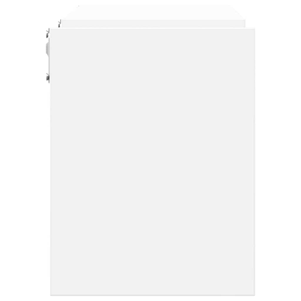 vidaXL Ραφιέρες Τοίχου 2 τεμ. Λευκό 100 x 15 x 20 εκ. Επεξ. Ξύλο